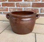 Antieke boomse stenen pot, 25 tot 40 cm, Rond, Zo goed als nieuw, Tuin