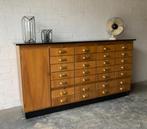 Vintage mid-century apotheekkast,apothekerskast,ladenkast, Retro,vintage,mid-century, Gebruikt, 5 laden of meer, 150 tot 200 cm