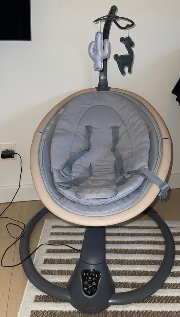 Maxi-Cosi Swing Cassia Beyond Graphite Eco, Kinderen en Baby's, Wipstoeltjes, Zo goed als nieuw, Schommelstoel, Overige merken