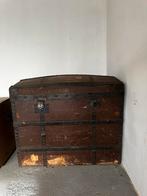 Ancien coffre de voyage en bois, Ophalen, Gebruikt