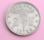 1924 Goed voor 2 frank très rare, Postzegels en Munten, Verzenden, Metaal, Losse munt