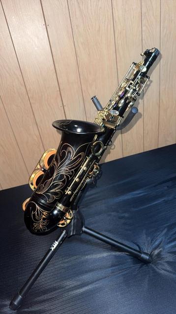 SLADE Saxophone E Flat Alto (Black and Gold), Musique & Instruments, Instruments à vent | Saxophones, Enlèvement, Comme neuf, Alto