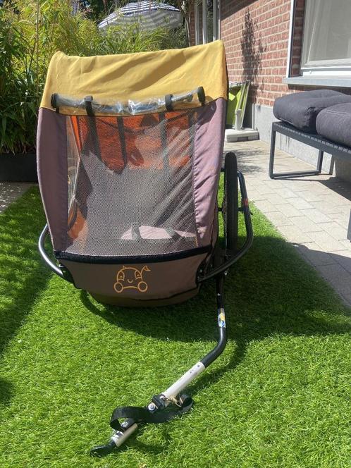 Fietskar 2 kindjes, Fietsen en Brommers, Fietsaccessoires | Aanhangwagens en Karren, Hondenkar, Ophalen