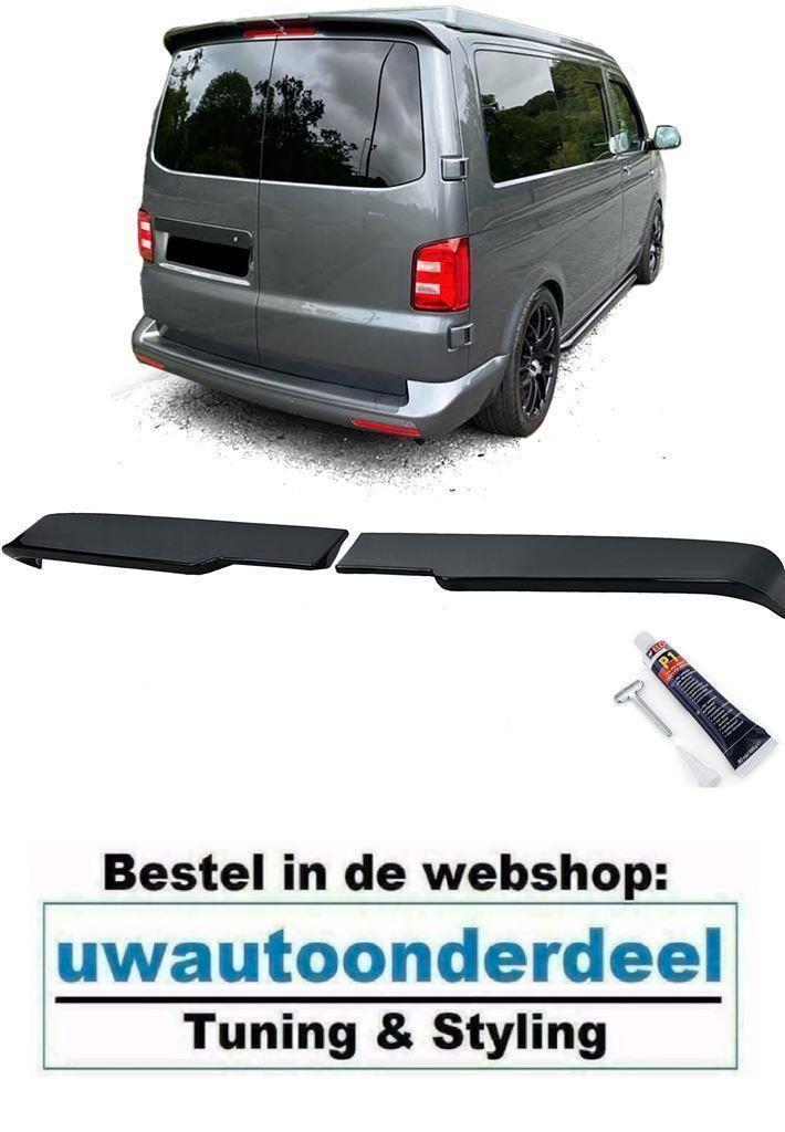 Spoiler Dubbele Deuren Zwart Gechikt Voor VW Transporter T6, Auto diversen, Tuning en Styling, Verzenden