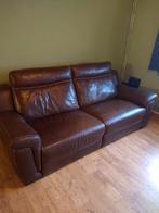 Electrische lederen zetel, Huis en Inrichting, Ophalen, Gebruikt, 150 tot 200 cm, Tweepersoons