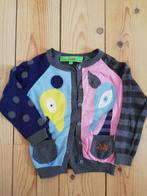 ZulupaPUWA JBC - kleurrijke gilet - giraf - 4 jaar - 104, Kinderen en Baby's, Gebruikt, Meisje, Trui of Vest, Ophalen of Verzenden