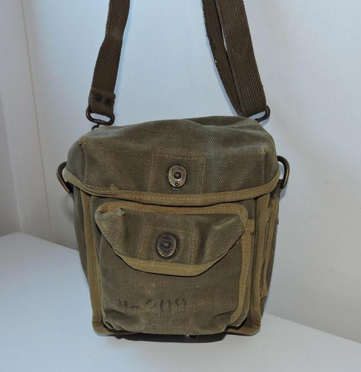 1940-45 US PARATROOPER Normandïe decoder hoes, Verzamelen, Militaria | Tweede Wereldoorlog, Overige soorten, Ophalen of Verzenden