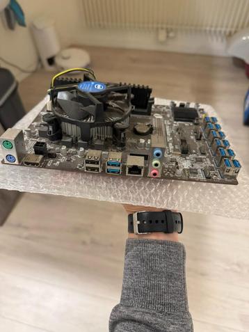 VERLAAGD! Moederbord B250 (B250C) - Mining bord, Informatique & Logiciels, Enlèvement, Comme neuf, Intel, DDR4