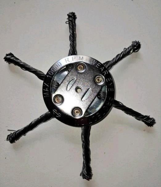 2x Onkruidborstel- Grastrimborstel Nieuw, Tuin en Terras, Bosmaaiers, Nieuw, 10 tot 30 cm, Ophalen