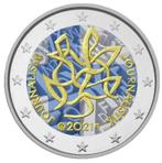 2 euro Finland 2021 Journalistiek gekleurd, Ophalen of Verzenden, Finland, 2 euro