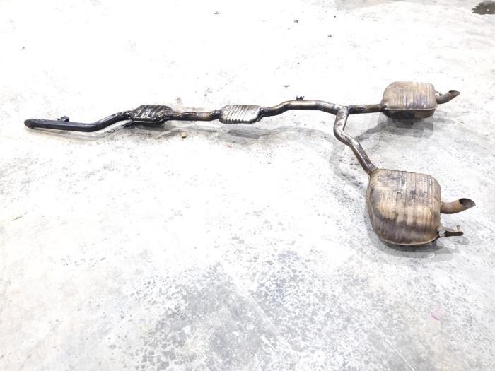 Echappement (complet) d'un Mercedes C-Klasse, Autos : Pièces & Accessoires, Systèmes d'échappement, Mercedes-Benz, Utilisé, 3 mois de garantie