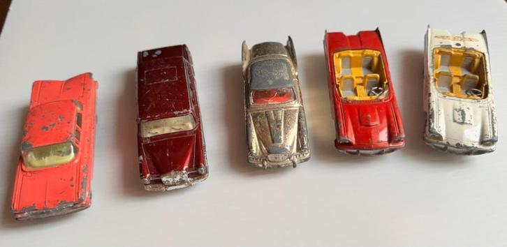 5 modelauto's Corgi Toys, Antiek en Kunst, Antiek | Speelgoed, Ophalen of Verzenden