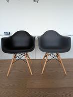 8x Eames replica stoel (of per paar), Huis en Inrichting, Ophalen, Zo goed als nieuw, Zwart