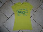 neon t-shirt maat S, Gedragen, Ophalen of Verzenden, Cassis, Maat 36 (S)