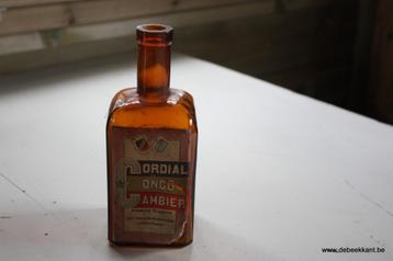 Retro vintage antieke oude fles Cambier Cordiale Congo