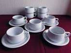 Koffietassen + Schoteltjes (5x): €.5,00/Lot., Enlèvement, Comme neuf, Tasse(s) et/ou soucoupe(s)