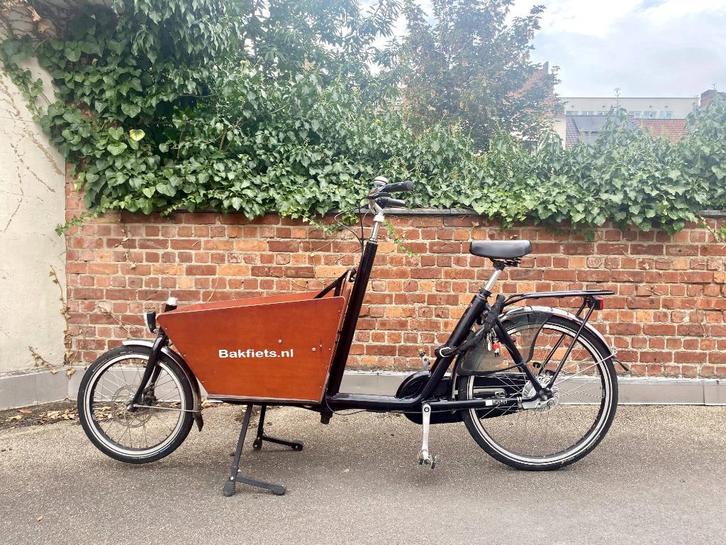 Bakfiets model Cargobike Classic Short – houten bak - 2019, Fietsen en Brommers, Fietsen | Bakfietsen, Gebruikt, Overige merken