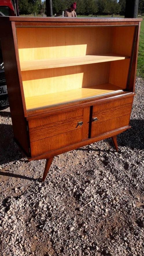 Bibliothèque vintage parfait état, Huis en Inrichting, Kasten | Boekenkasten, Eikenhout, Ophalen of Verzenden