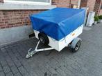 aanhangwagen plus tunneltent 5 personen, Caravans en Kamperen, Ophalen, Gebruikt, Tot en met 5