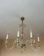 Antieke klassieke kroonluchter lamp., Ophalen, Zo goed als nieuw, Glas