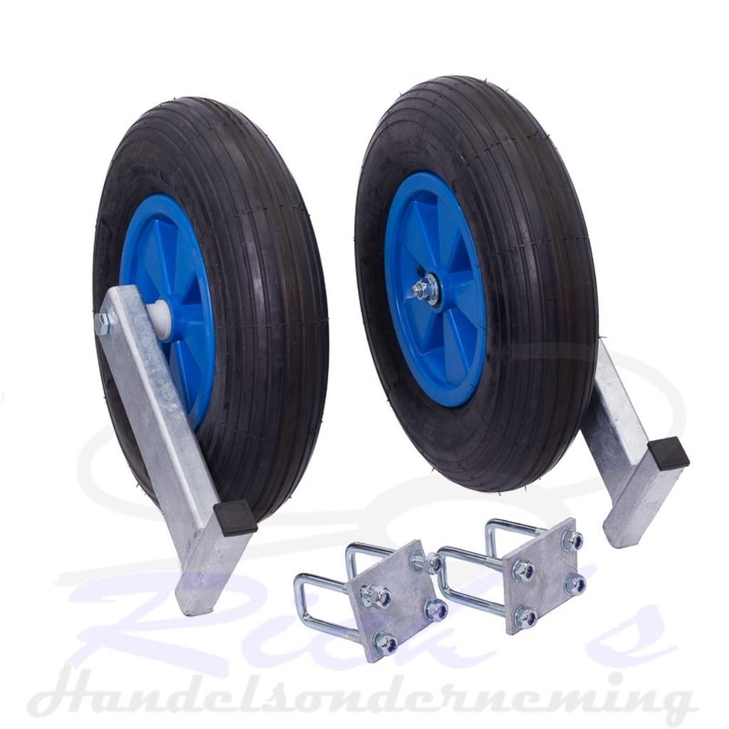 Centreerset / boeggeleider luchtband 400/480-8 – blauwe velg, Enlèvement ou Envoi