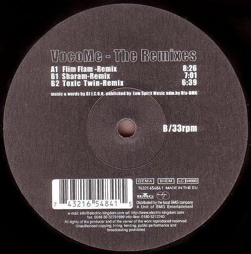 DJ I.C.O.N. – Voco Me (The Remixes, Cd's en Dvd's, Vinyl | Dance en House, Gebruikt, Ophalen of Verzenden