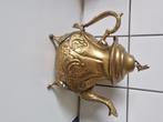 Oude Marokkaanse massief bronzen theepot, Antiek en Kunst, Ophalen of Verzenden, Koper