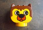 Lego Duplo Figure Head Animal Barnaby Bear (zie foto's) 2, Kinderen en Baby's, Speelgoed | Duplo en Lego, Ophalen of Verzenden