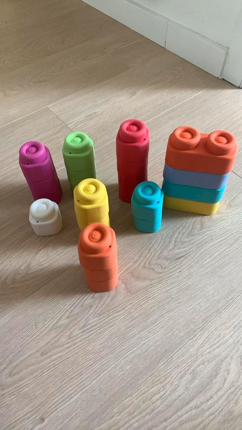 Clemmentoni sensoriele stapelblokken, Kinderen en Baby's, Speelgoed | Bouwstenen, Gebruikt, Ophalen