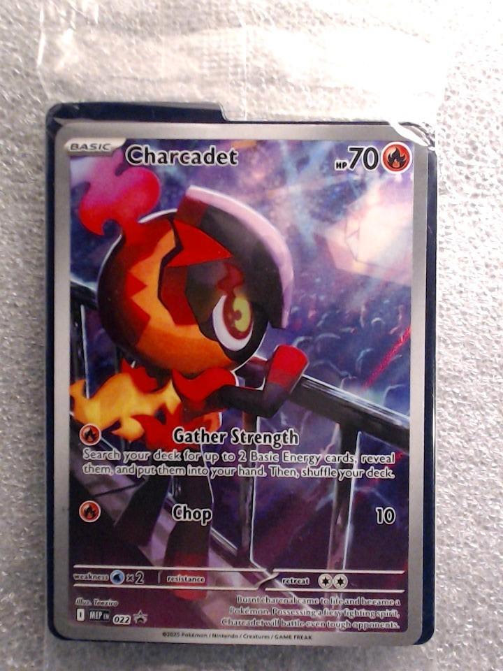 Charcadet (MEP 022) - Sealed card, Hobby en Vrije tijd, Verzamelkaartspellen | Pokémon, Nieuw, Losse kaart, Verzenden