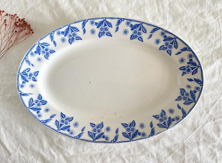 Plat ovale Boch Dux, Antiquités & Art, Antiquités | Services (vaisselle) pièces, Enlèvement ou Envoi