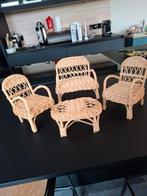 Salon de jardin + berceau pour maison de poupées de Barbie., Enfants & Bébés, Enlèvement ou Envoi, Comme neuf, Maison de poupées