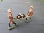 LINEOL Belgische soldaten WO1 dragen kabelrollen leuke set., Ophalen of Verzenden