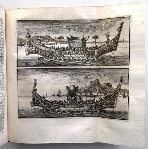 Historische Reizen door d'Oostersche Deelen van Asia 1711, Antiek en Kunst, Antiek | Boeken en Manuscripten, Ophalen of Verzenden