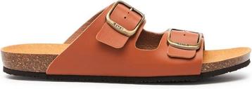 Scholl sandalen leder cognac maat 45 beschikbaar voor biedingen