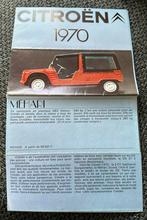 Oude citroen folder 1970, Boeken, Auto's | Folders en Tijdschriften, Ophalen of Verzenden, Gelezen, Citroën
