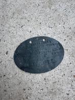 WW1 plaque matricule Allemande, Enlèvement ou Envoi