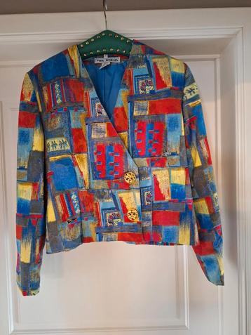 Gilet coloré Yves Ledoux taille 40, Enlèvement ou Envoi, Taille 38/40 (M)