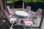 Tuinset, Tuin en Terras, Ophalen, 4 zitplaatsen, Kunststof, Gebruikt