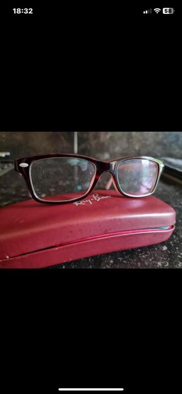 Gezocht ray ban bril zwart/wit montuur volwassen beschikbaar voor biedingen