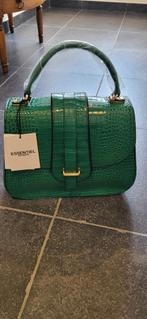 Nieuwe lederen handtasje Essentiel, Handtassen en Accessoires, Tassen | Damestassen, Ophalen, Nieuw, Groen, Handtas