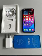 Nieuwe Iphone 12 Blauw en doos, oplaadkabel en Oplader, enz., Comme neuf, Bleu, 93 %, Sans abonnement