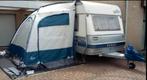 Fendt caravan 2 voortenten inbegrepen, Caravans en Kamperen, Caravans, Particulier, Fendt, Disselslot, Tot en met 4