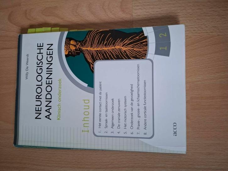 Neurologische aandoeningen Klinisch onderzoek, Boeken, Studieboeken en Cursussen, Gelezen, Ophalen of Verzenden