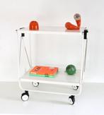 Trolleytafel Louis L Lepoix FRZ / Vintage desing bijzettafel, Antiek en Kunst, Ophalen