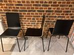 3 Ikea Martin-stoelen, Ophalen, Drie, Zwart, Zo goed als nieuw
