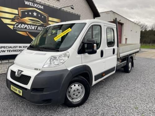 Peugeot Boxer laadbak 3.0 hdi 177pk 7 ZITPLAATSEN 146 000 km, Autos, Camionnettes & Utilitaires, Entreprise, Achat, Air conditionné