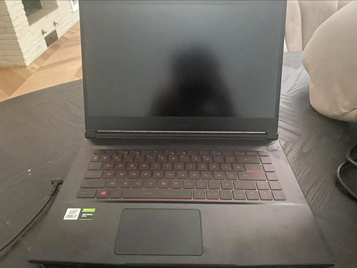 MSI GF63 Gaming laptop, Computers en Software, Windows Laptops, Zo goed als nieuw, SSD, 2 tot 3 Ghz, 16 GB, Azerty, Met videokaart