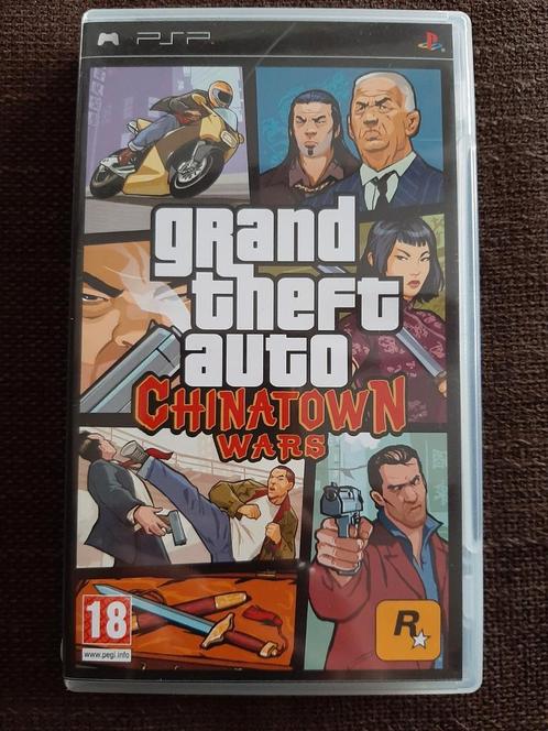 PSP Grand theft auto - Chinatown wars (compleet), Consoles de jeu & Jeux vidéo, Jeux | Sony PlayStation Portable, Comme neuf, Enlèvement ou Envoi