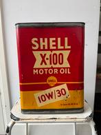SHELL X-100 olie blik 5 liter, Verzamelen, Ophalen of Verzenden, Gebruikt, Verpakking